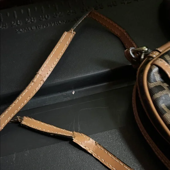 Fendi Brown Monogram Belt Bag with Tan Trim - Picture 4 of 6